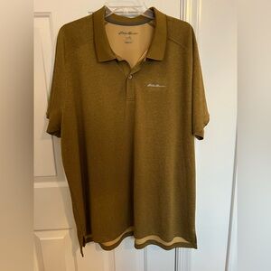 Eddie Bauer Men's FREEDRY  Classic Blue Polo nwot